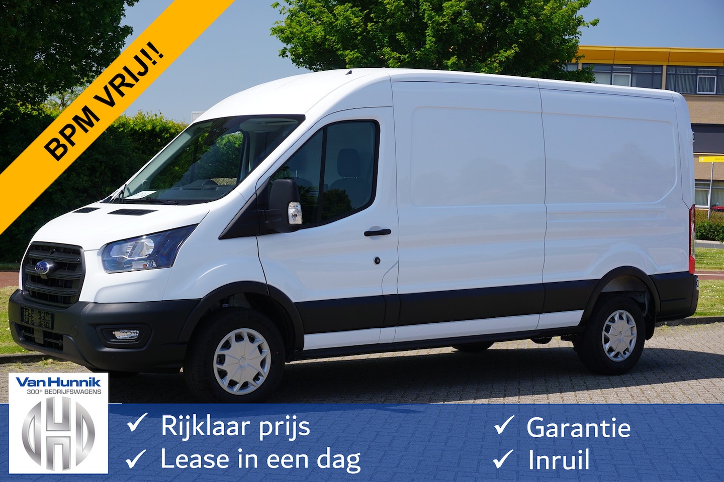 Ford Transit - 350L 130PK L3H2 BPM VRIJ!! Airco, Cruise, Camera, 270Gr Deur!! NR. 132 - AutoWereld.nl