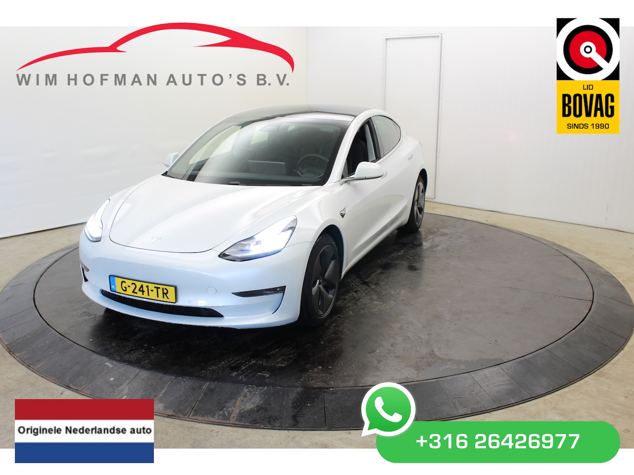 Tesla Model 3 - Long Range RWD Long Range AWD 75 kWh Autopilot FSD Comp Leder Panodak Camera - AutoWereld.nl