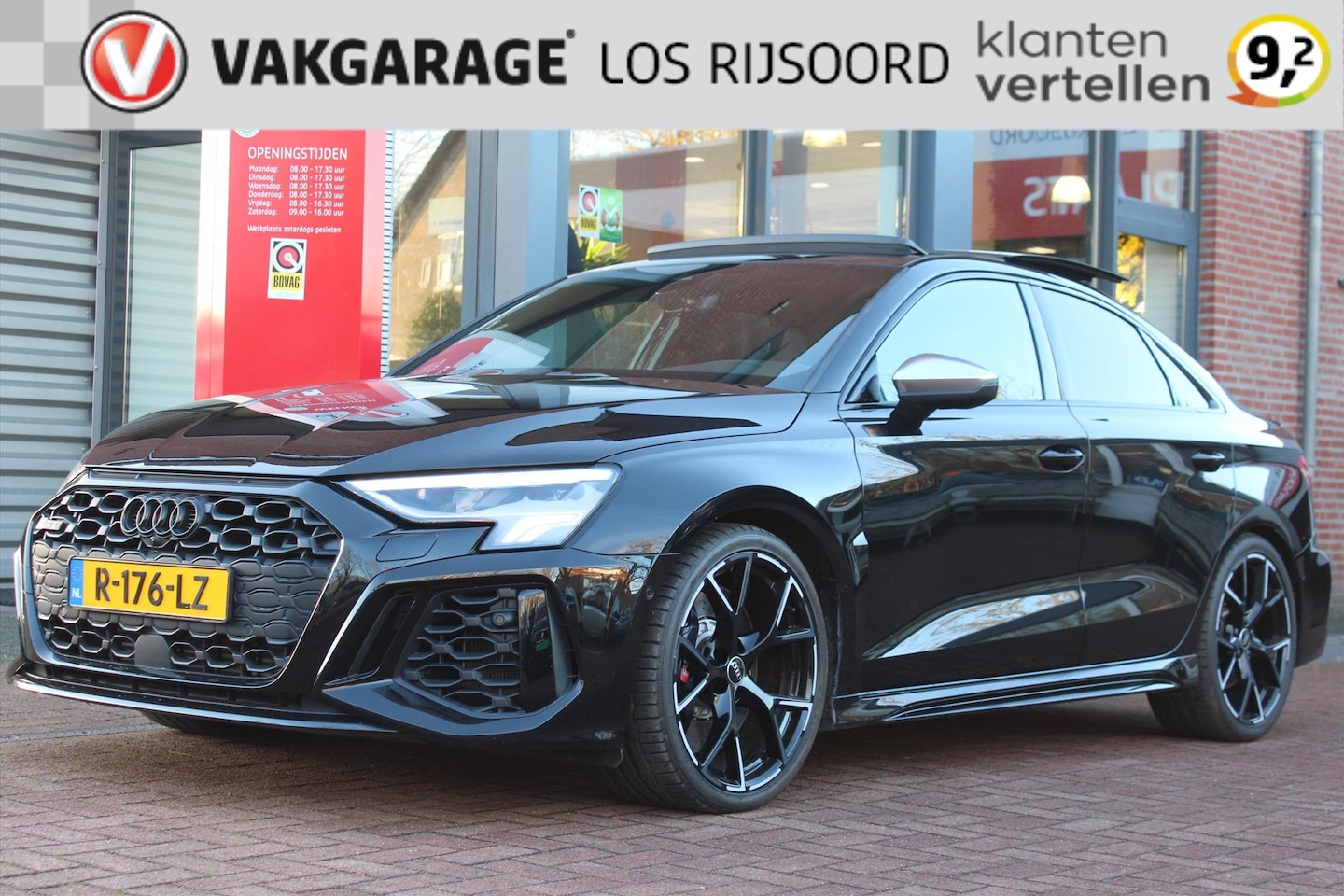 Audi RS3 - Quattro Sedan 400PK Black | B&O | Vol-Led | Schuifdak | Adaptive | Virtual | Stoelverwarmi - AutoWereld.nl