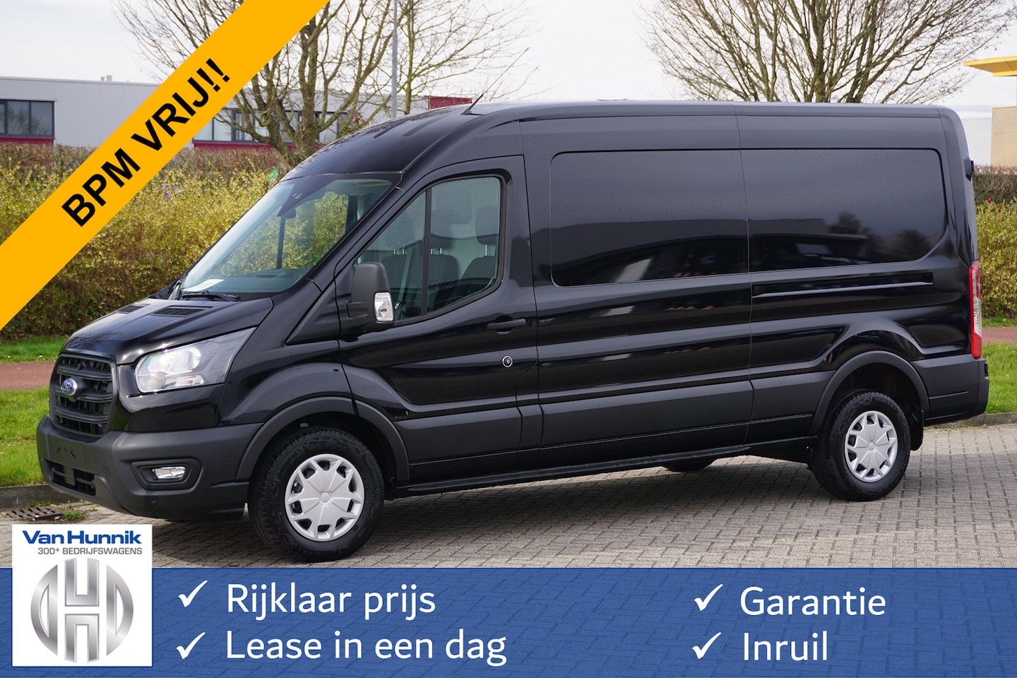 Ford Transit - 350L 130PK L3H2 Tr BPM VRIJ!! Climate, 12" Sync 4 scherm Navi, 270° deur, Trekhaak!! NR. 3 - AutoWereld.nl