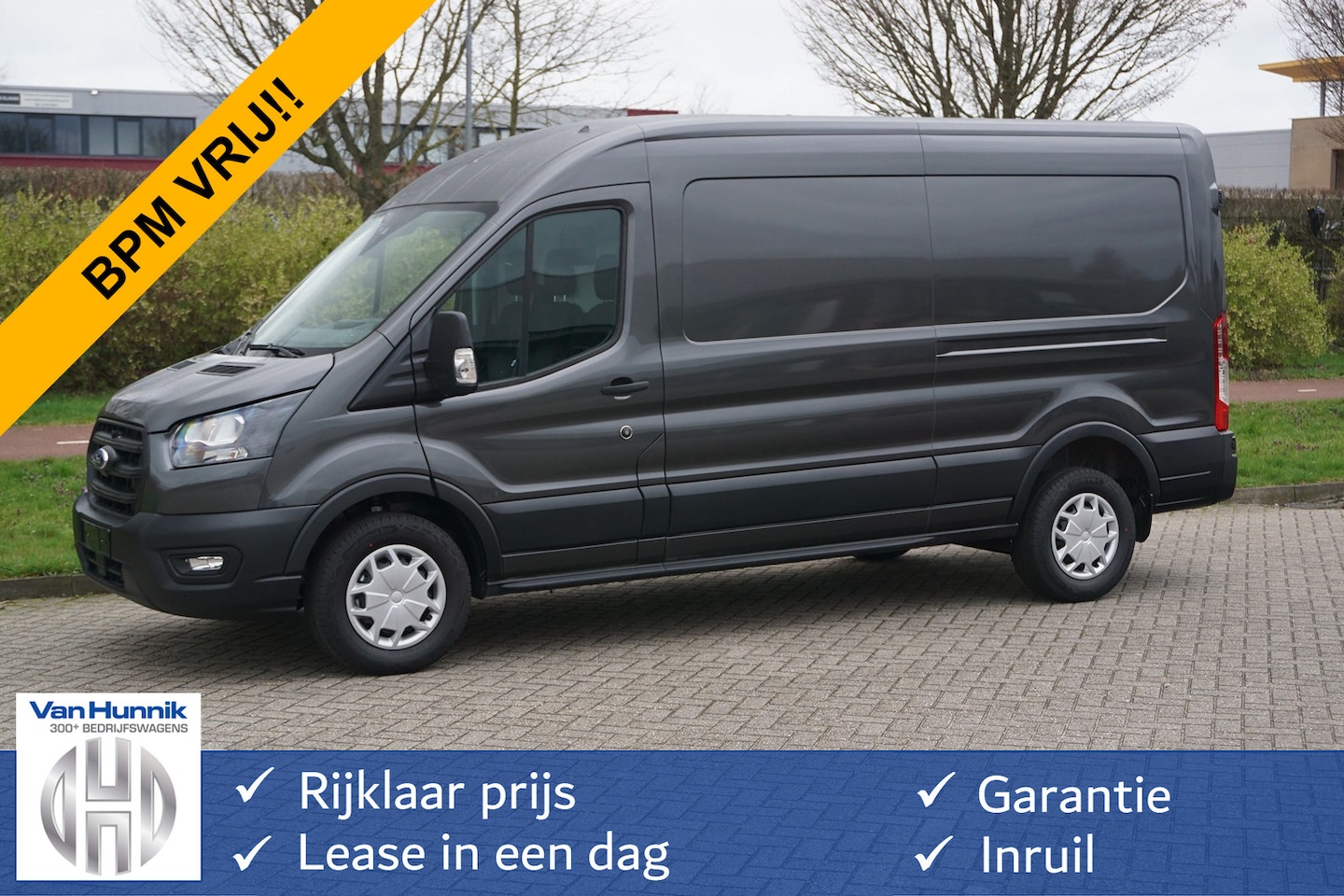 Ford Transit - 350L 130PK L3H2 Tr BPM VRIJ!! Climate, 12" Sync 4 scherm Navi, 270° deur, Trekhaak!! NR. 3 - AutoWereld.nl