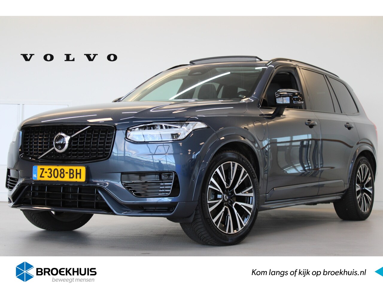 Volvo XC90 - T8 455PK AWD Ultimate Dark | Luchtvering | 360º view | All season | Panoramadak | HUD - AutoWereld.nl