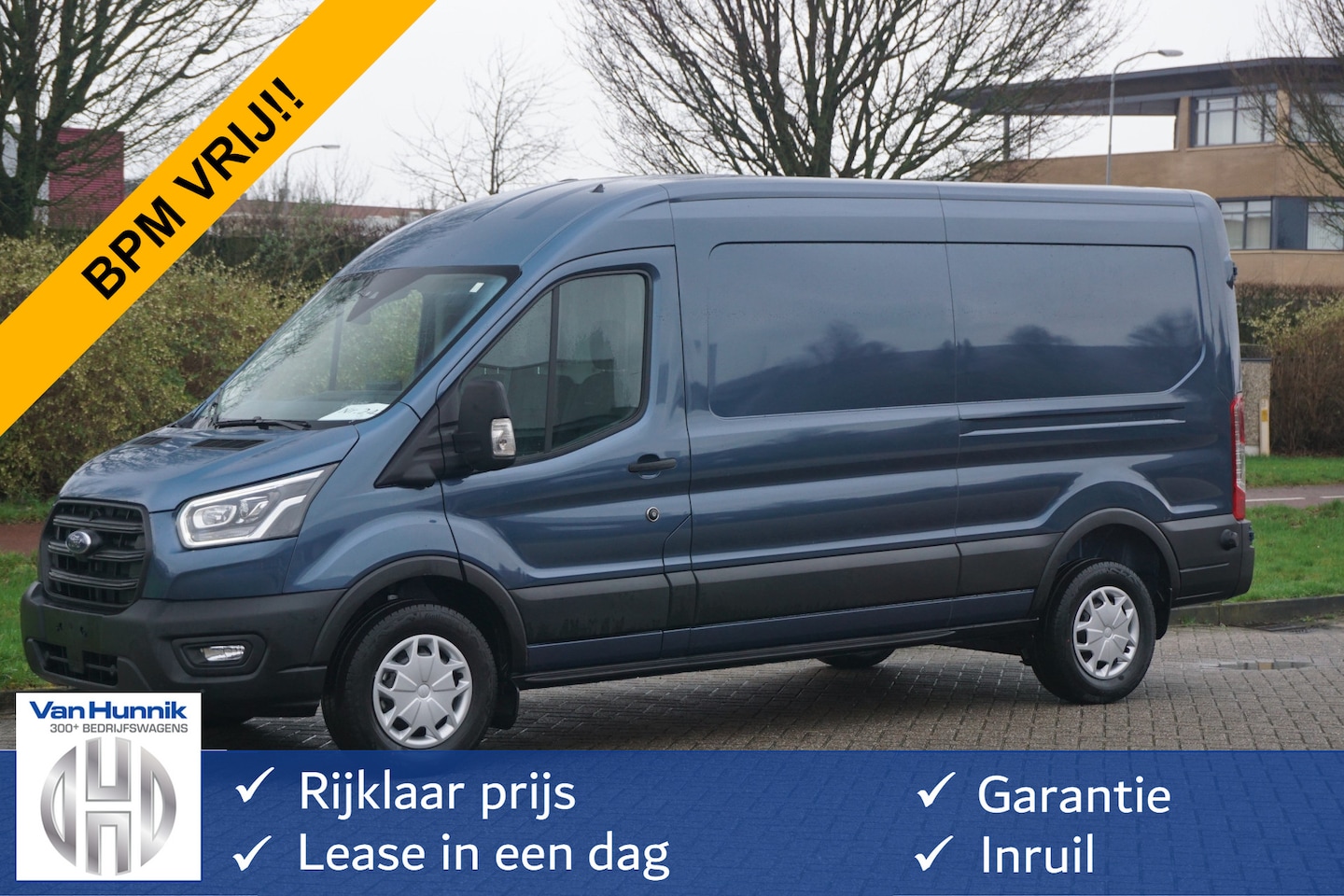 Ford Transit - 350L 170PK L3H2 AUT BPM VRIJ!! 12" Sync4 Scherm Apple CP/Android A, 360 Camera, Xenon!! NR - AutoWereld.nl