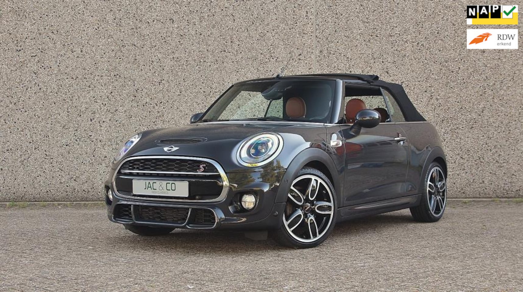 MINI Cabrio - 2.0 Cooper S Chili Automaat Cognac Leer NAP - AutoWereld.nl