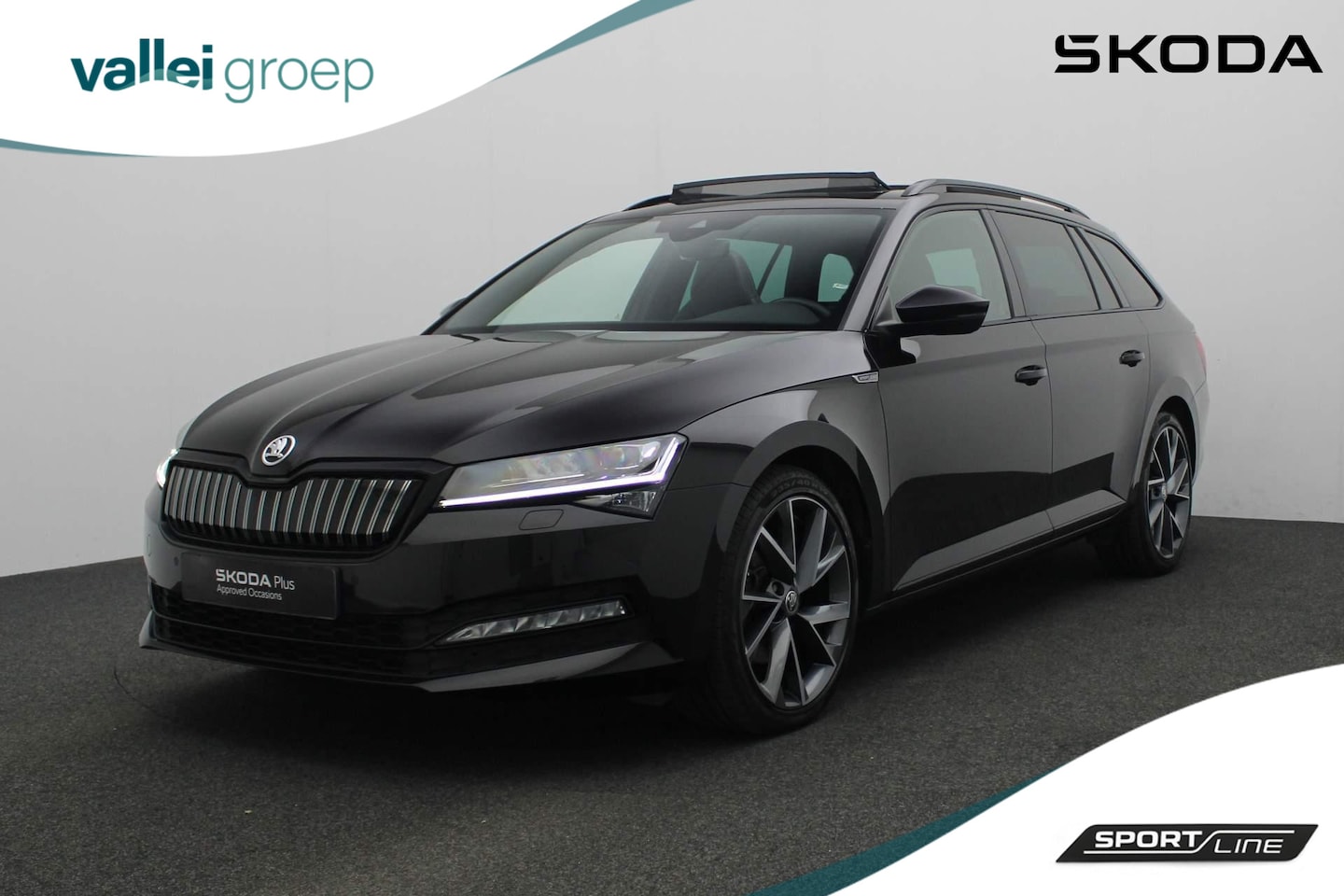 Skoda Superb Combi - 1.4 TSI iV 218PK DSG Sportline Business | Pano | Matrix LED | Geheugenstoelen | Leder/alca - AutoWereld.nl