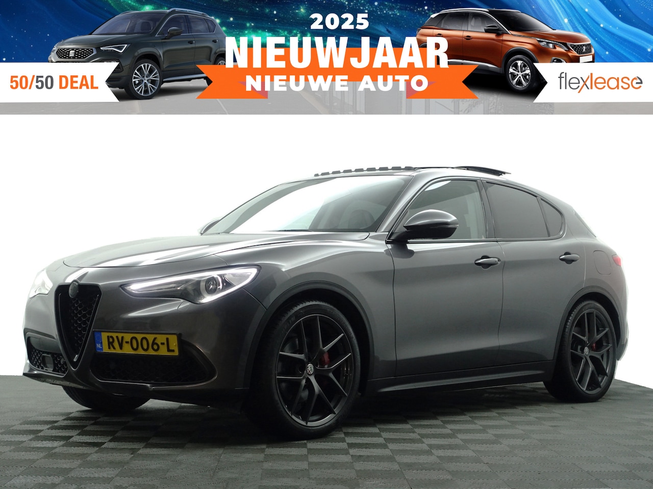 Alfa Romeo Stelvio - 2.0 T AWD Veloce Aut- Panoramadak, Carbon, Memory, Camera, Sfeerverlichting, Dynamic Selec - AutoWereld.nl