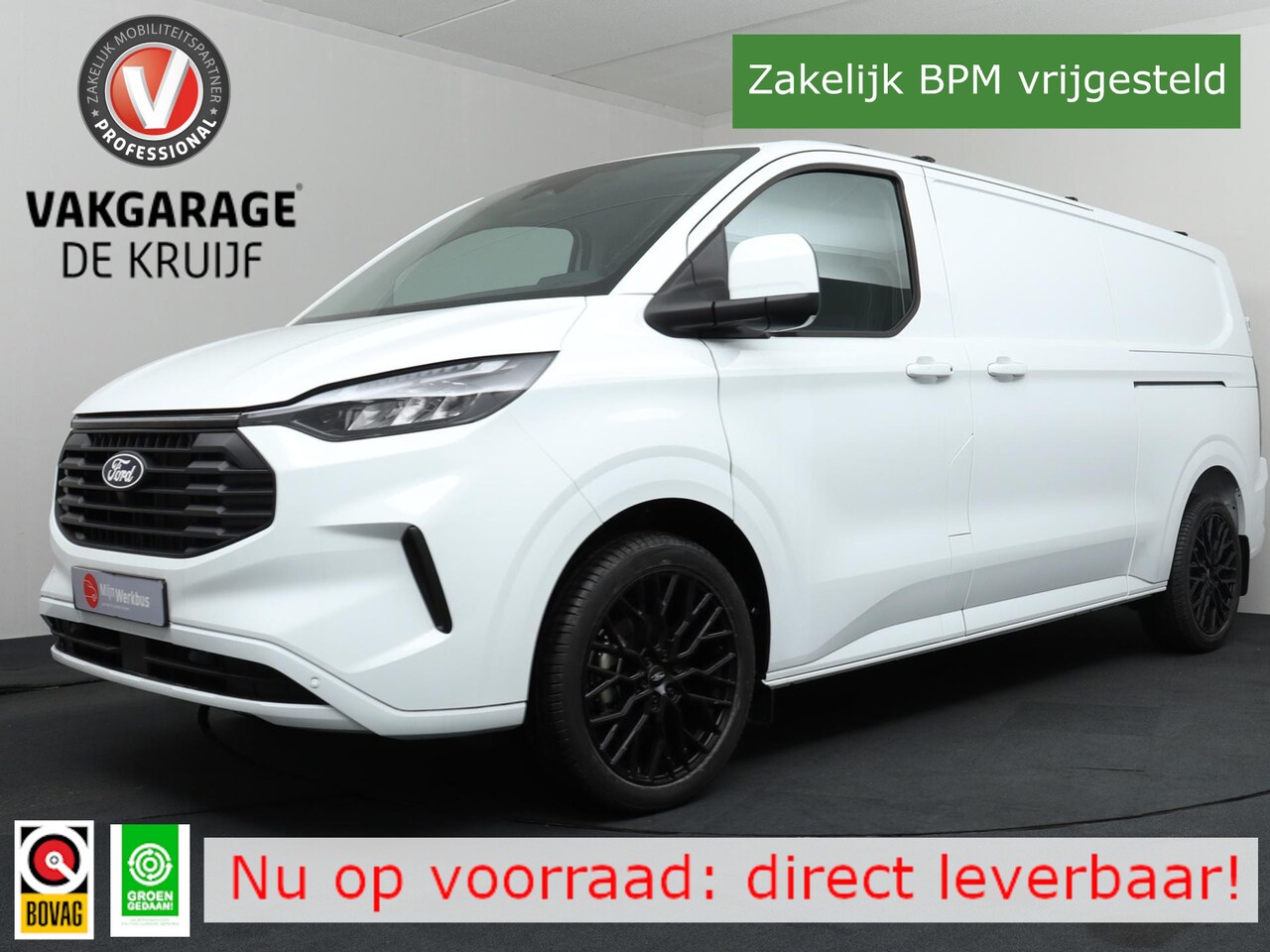 Ford Transit Custom - 320 2.0 TDCI L2H1 Limited Automaat 2x schuif | Trekhaak | ACC | LED - AutoWereld.nl