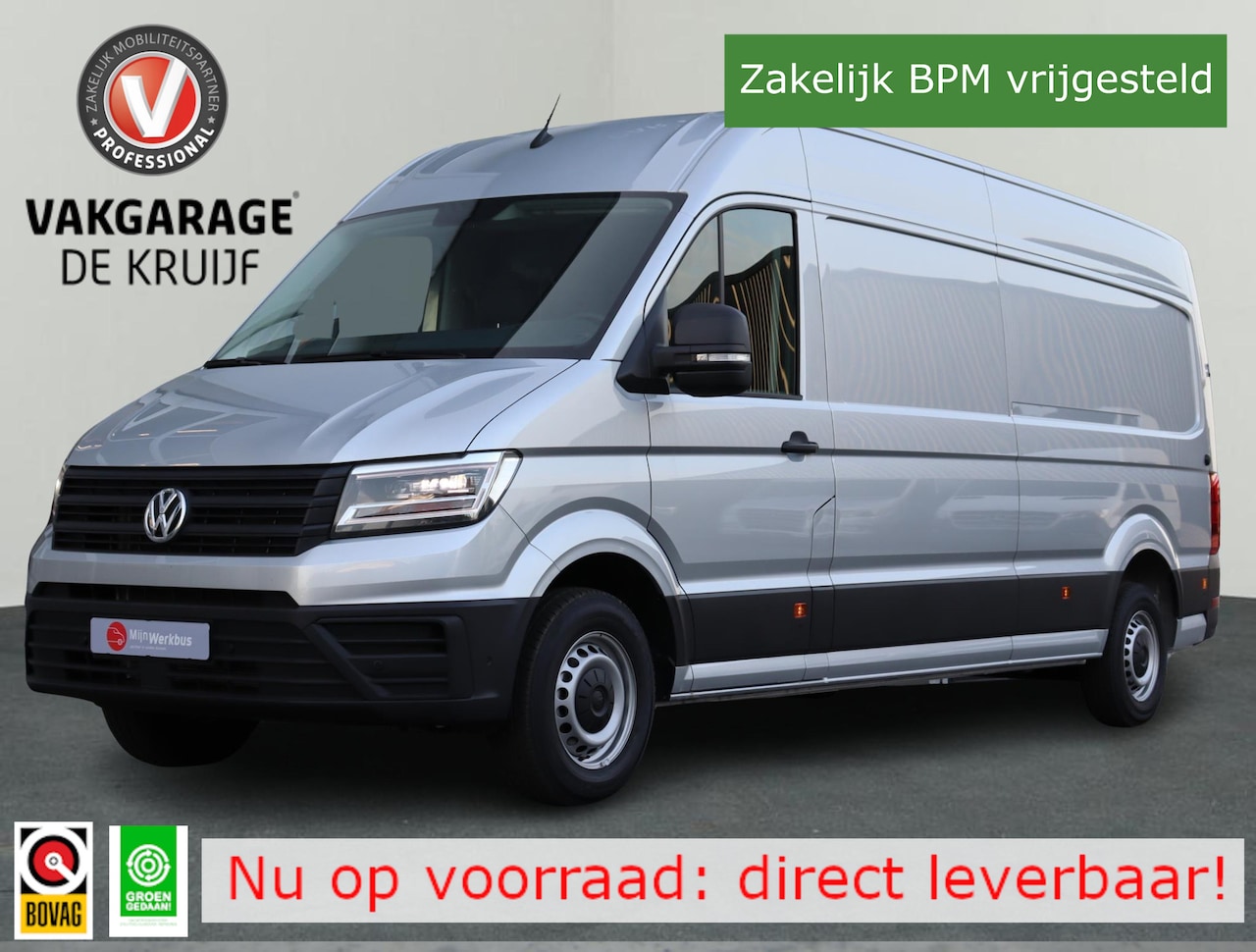 Volkswagen Crafter - 35 2.0 TDI L4H3 Comfortline Automaat 140pk LED | App connect | Camera - AutoWereld.nl