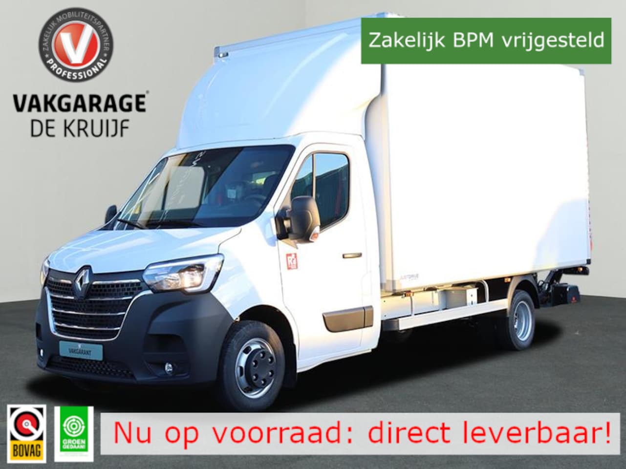 Renault Master - T35 2.3 dCi 165 L4 Bakwagen Lat om Lat | DHollandia Klep - AutoWereld.nl