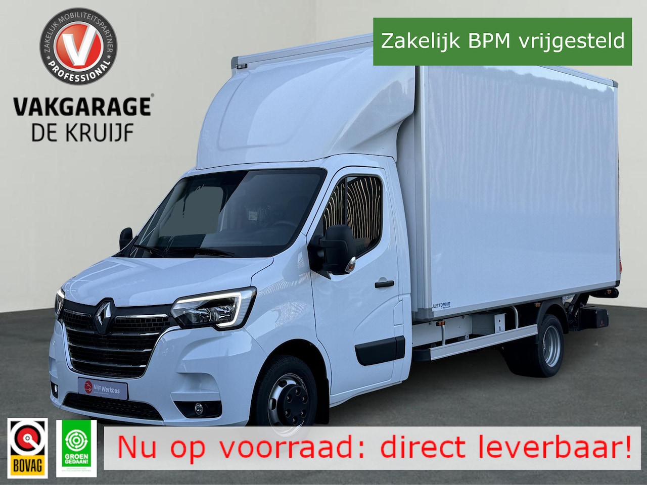 Renault Master - T35 2.3 dCi 165 L4 Bakwagen Lat om Lat | DHollandia Klep - AutoWereld.nl