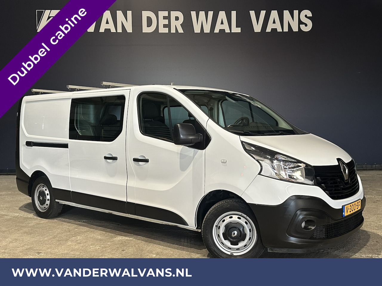 Renault Trafic - 1.6 dCi 126pk **BPM VRIJ voor de Ondernemer** L2H1 Dubbele Cabine Euro6 Airco | Navigatie - AutoWereld.nl