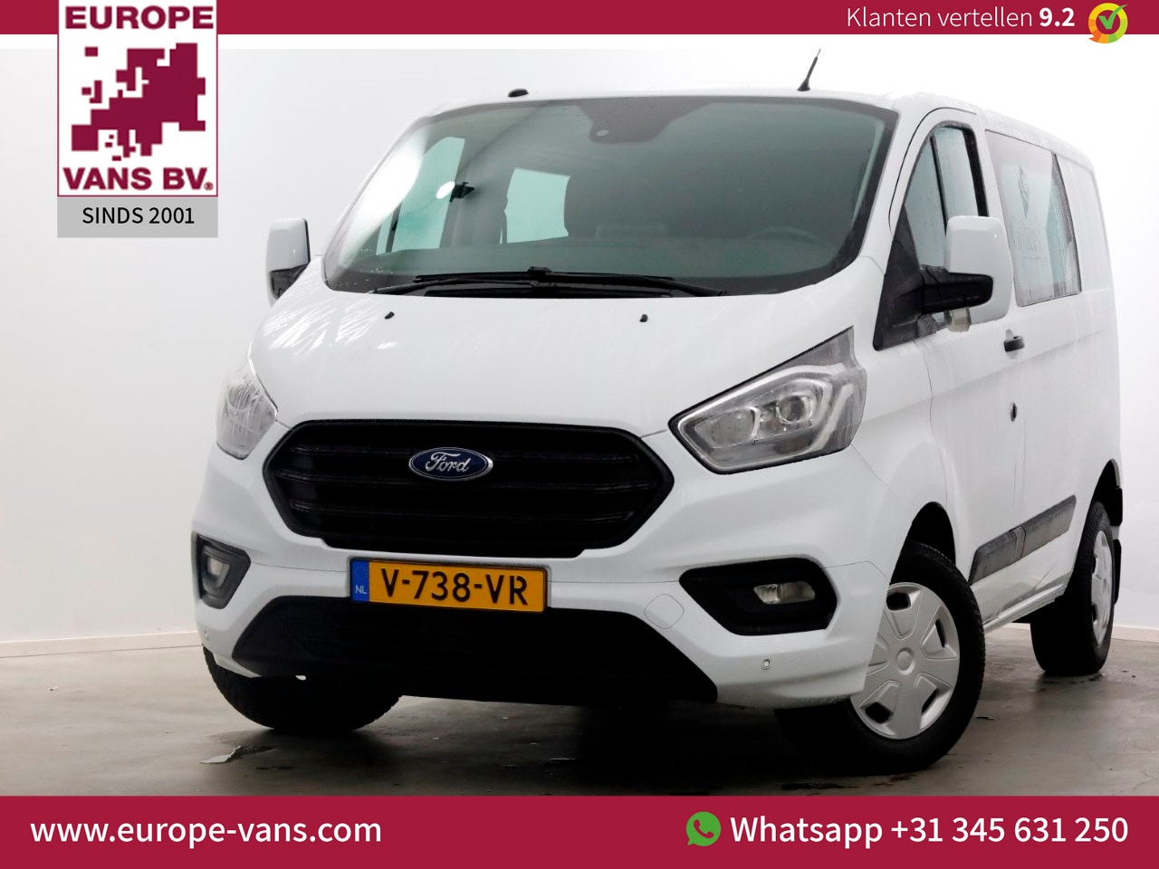 Ford Transit Custom - 2.0 TDCI 130pk E6 L1H1 Trend D.C. Airco/Navi 01-2019 - AutoWereld.nl