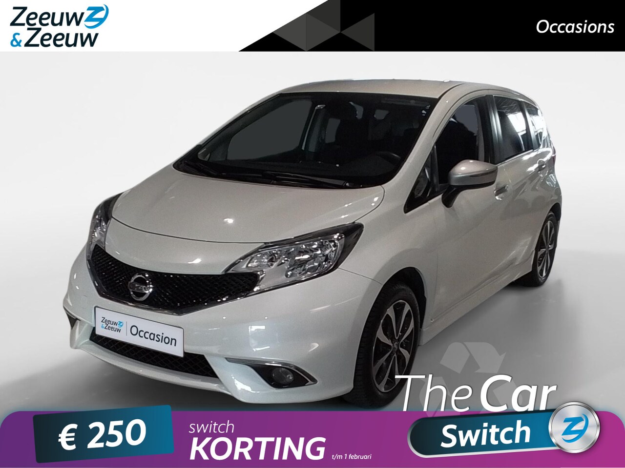 Nissan Note - 1.2 Tekna | Dode hoek sensoren | Achteruitrijcamera | Climate controle | Cruise controle | - AutoWereld.nl