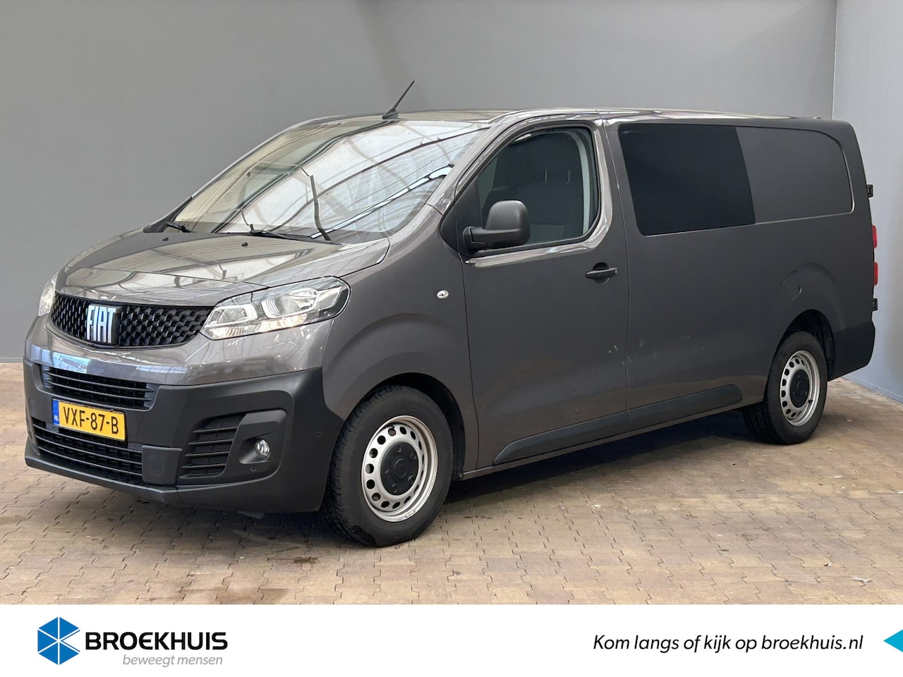 Fiat Scudo - 2.0 MultiJet 145 L3 Dubbele Cabine | Airco| Trekhaak | Carplay | ACC | PDC | Dodehoek Bewa - AutoWereld.nl