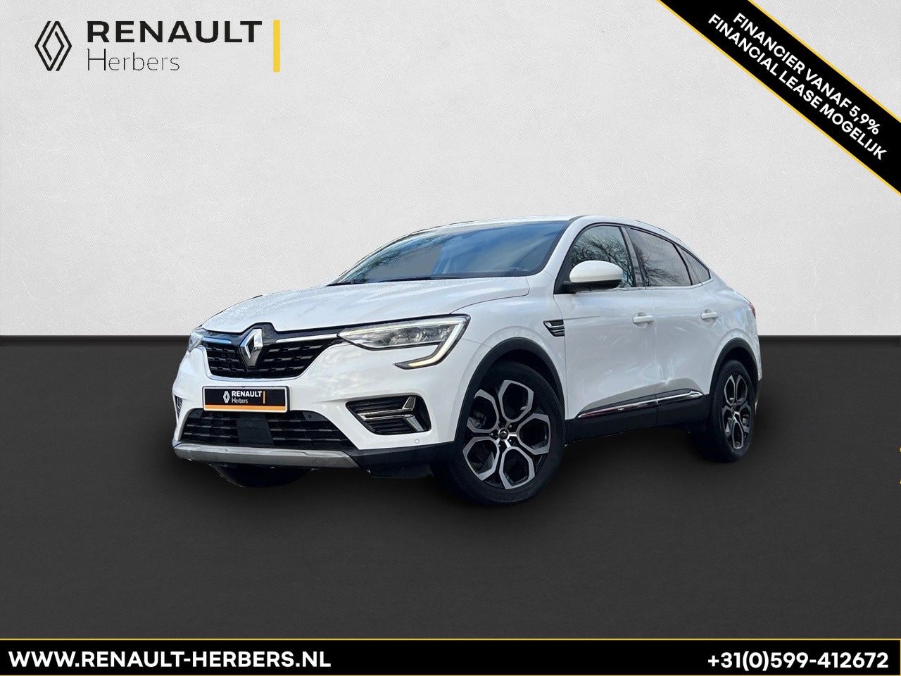 Renault Arkana - 1.6 E-Tech hybrid 145 Intens GROOT NAVI / ADAPTIVE CRUISE / STOELVERWARMING - AutoWereld.nl