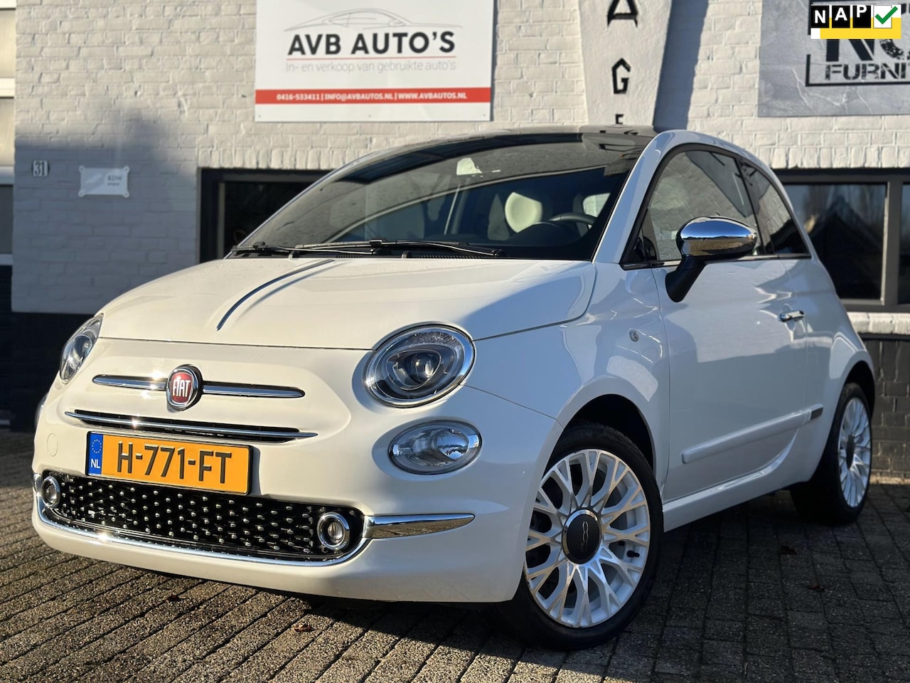 Fiat 500 - 1.2 Star Airco Cruise Pano Navi Dab Half leder - AutoWereld.nl