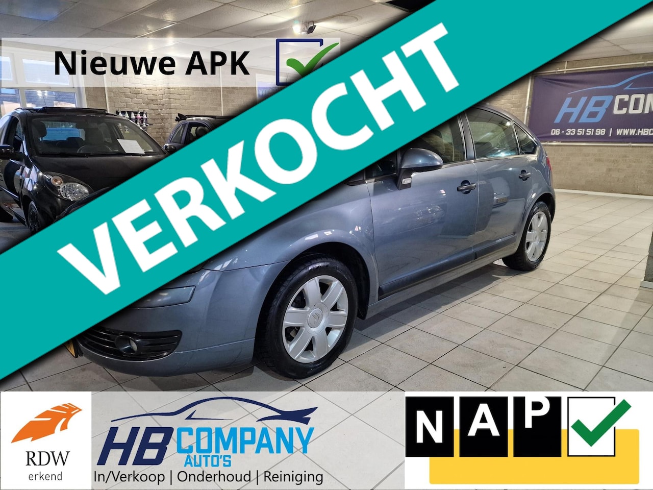 Citroën C4 - 1.4-16V Image | Luxe auto | Nieuwe APK | NAP - AutoWereld.nl