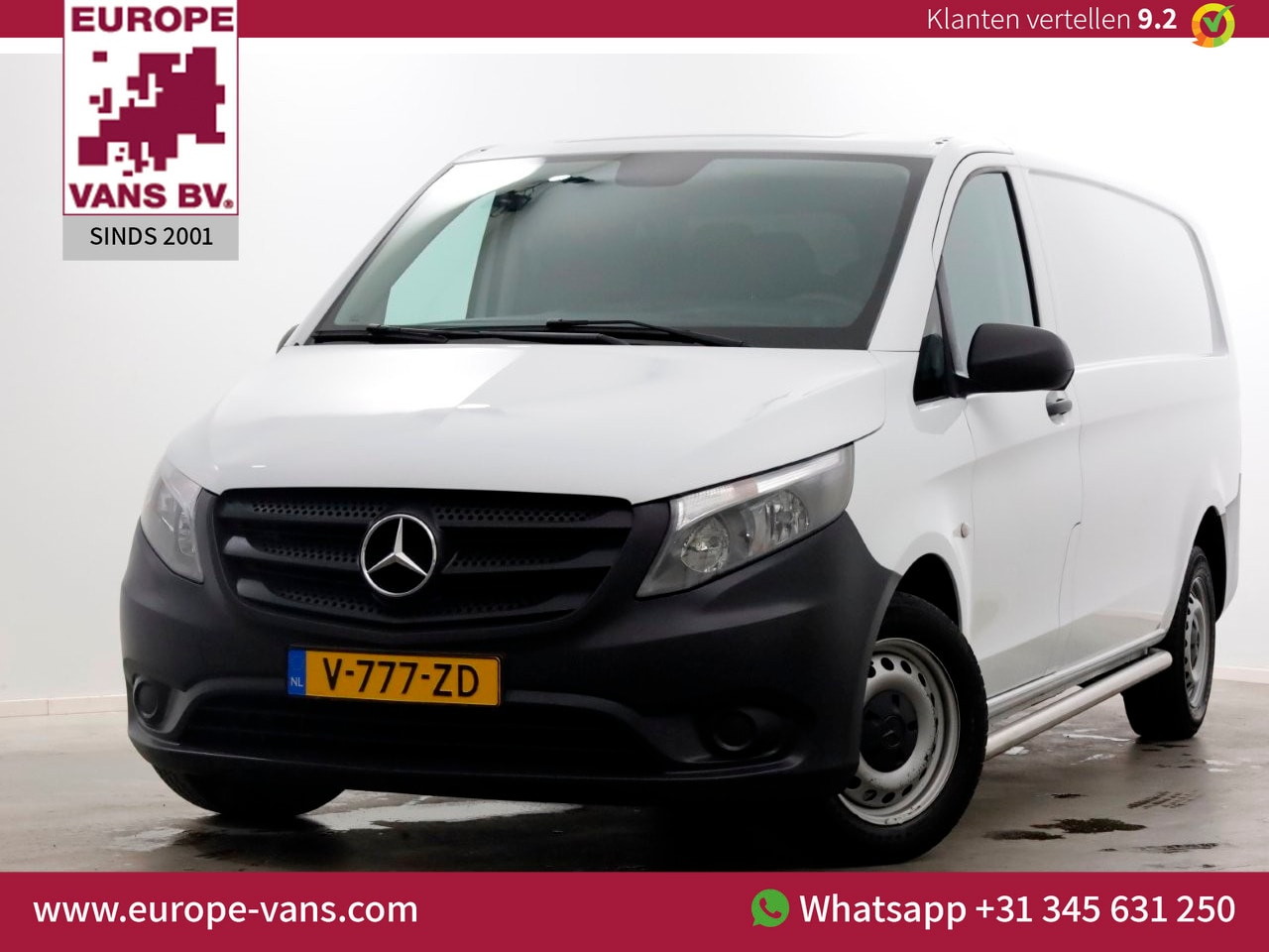 Mercedes-Benz Vito - 111 CDI 115pk E6 XL Extra Lang Airco/Camera/Achterklep 06-2019 - AutoWereld.nl