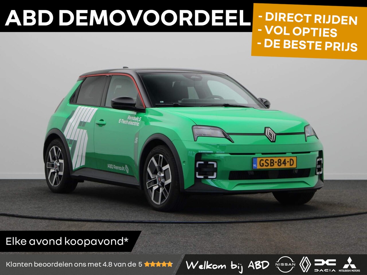 Renault 5 - comfort range techno 52 kWh | Stoel- en stuurwielverwarming | Active driver assist | Harma - AutoWereld.nl