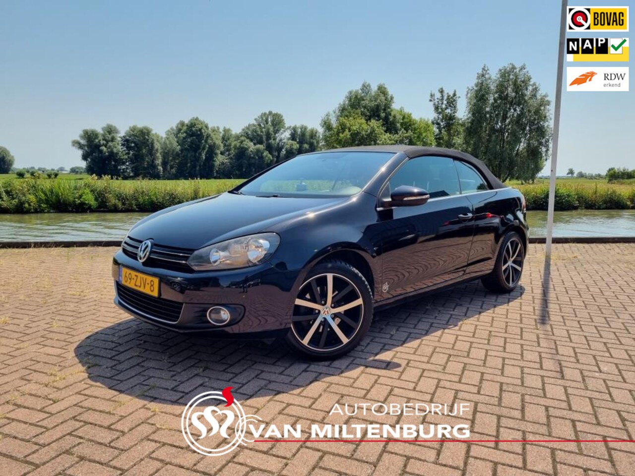 Volkswagen Golf Cabriolet - 1.4 TSI Leer Stoelverwarming Clima Cruise PDC - AutoWereld.nl