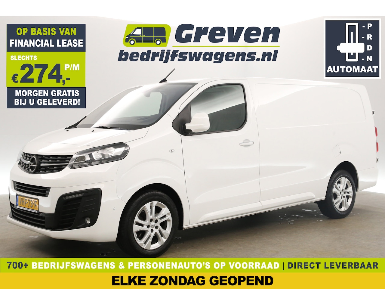 Opel Vivaro - 2.0 CDTI L3H1 Automaat Clima 360Camera Cruise Carplay Head-up Display Navi PDC Trekhaak LE - AutoWereld.nl