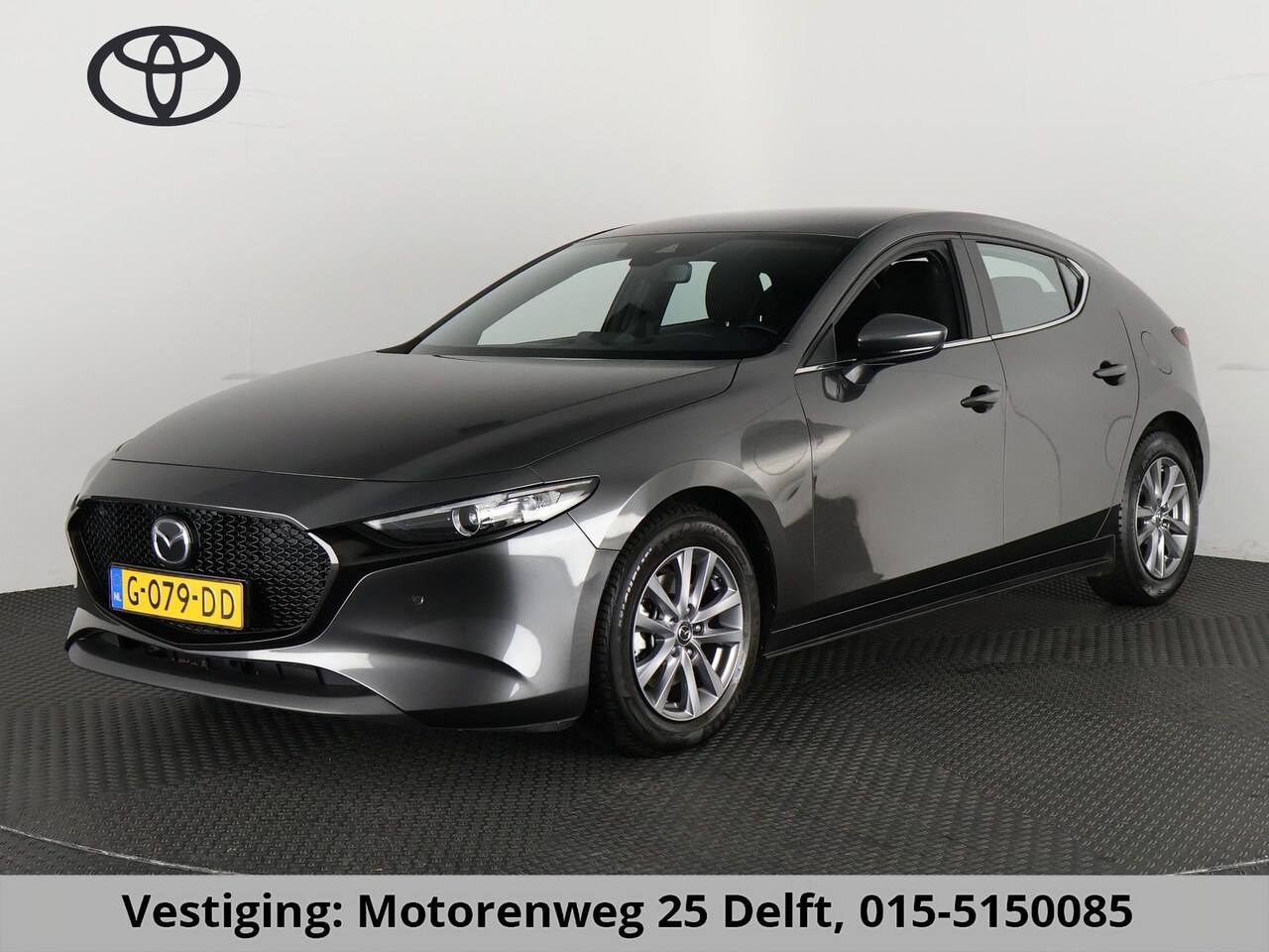 Mazda 3 - 2.0 e-SKYACTIVE-G 120 HYBRID 1e EIG NAVI.CLIMA.HUD.BSM.APPLE/ANDROID.GARANTIE TOT 9-2029** - AutoWereld.nl