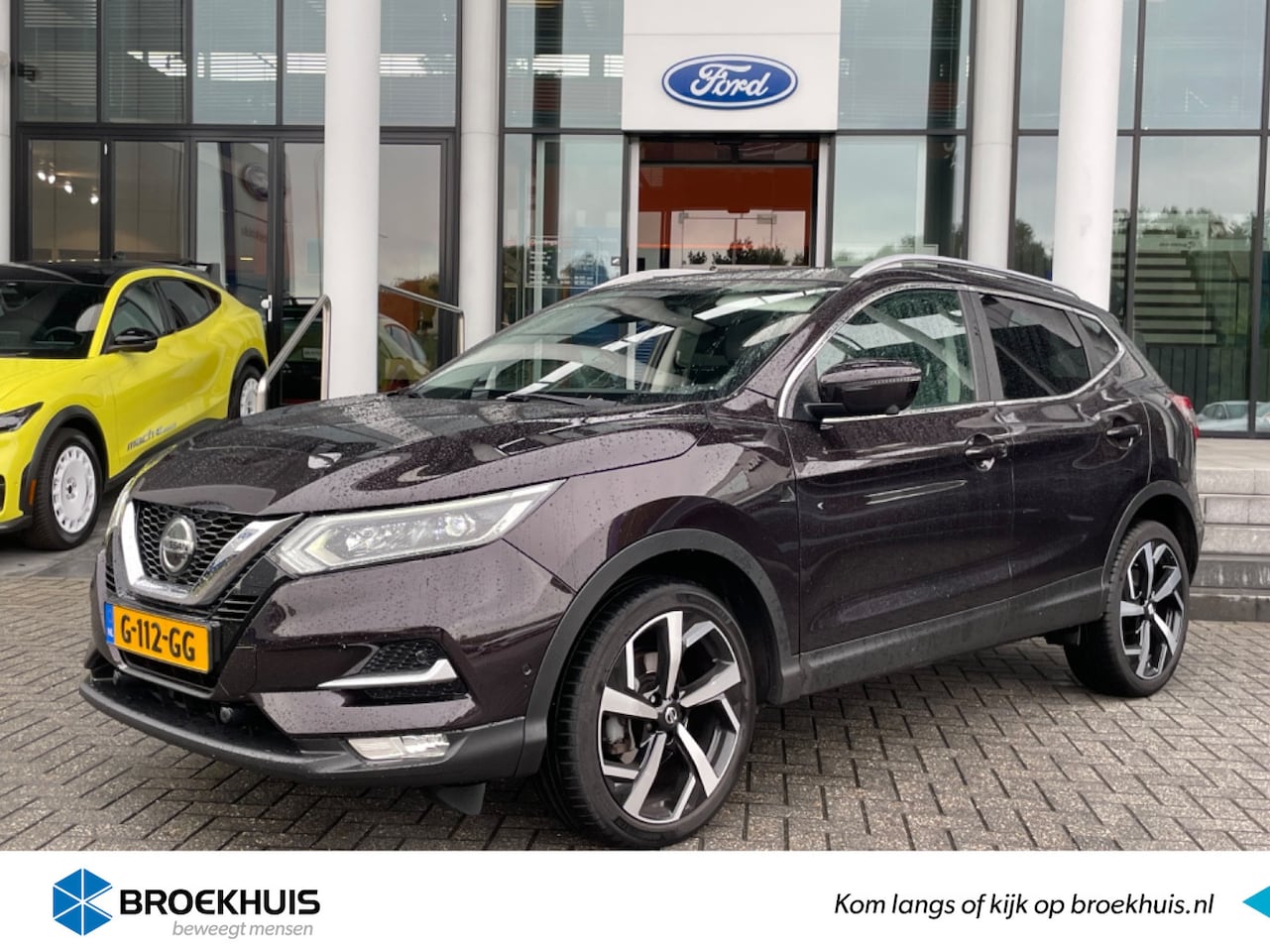 Nissan Qashqai - 1.3 DIG-T Tekna | 360 Camera | Adaptieve cruise | Trekhaak | Panoramadak | Privacy-glass - AutoWereld.nl