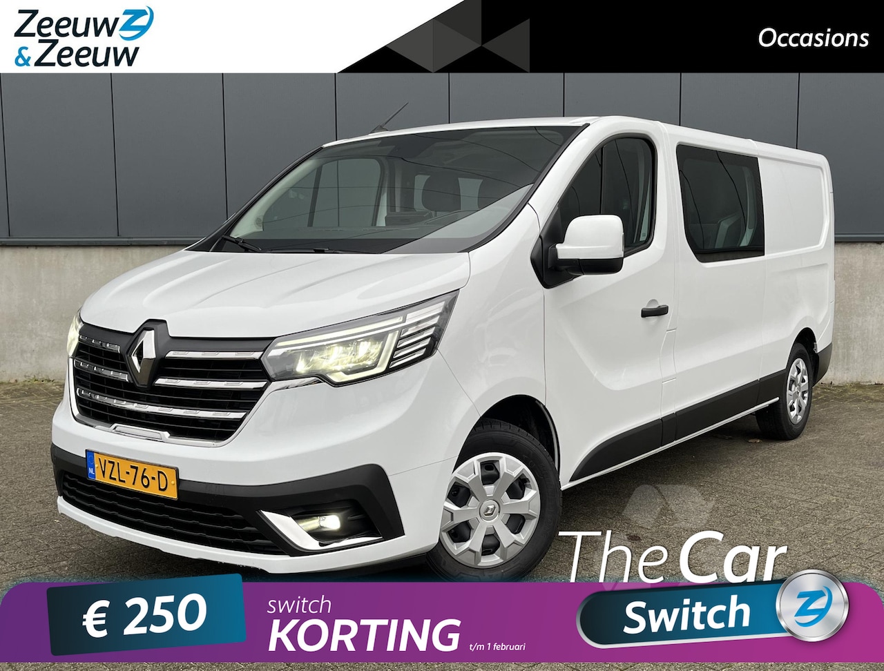 Renault Trafic - 2.0 - 110PK Blue dCi T29 L2H1 Start DC | 6 zitplaatsen | Airco | Navi | Trekhaak | Parkeer - AutoWereld.nl