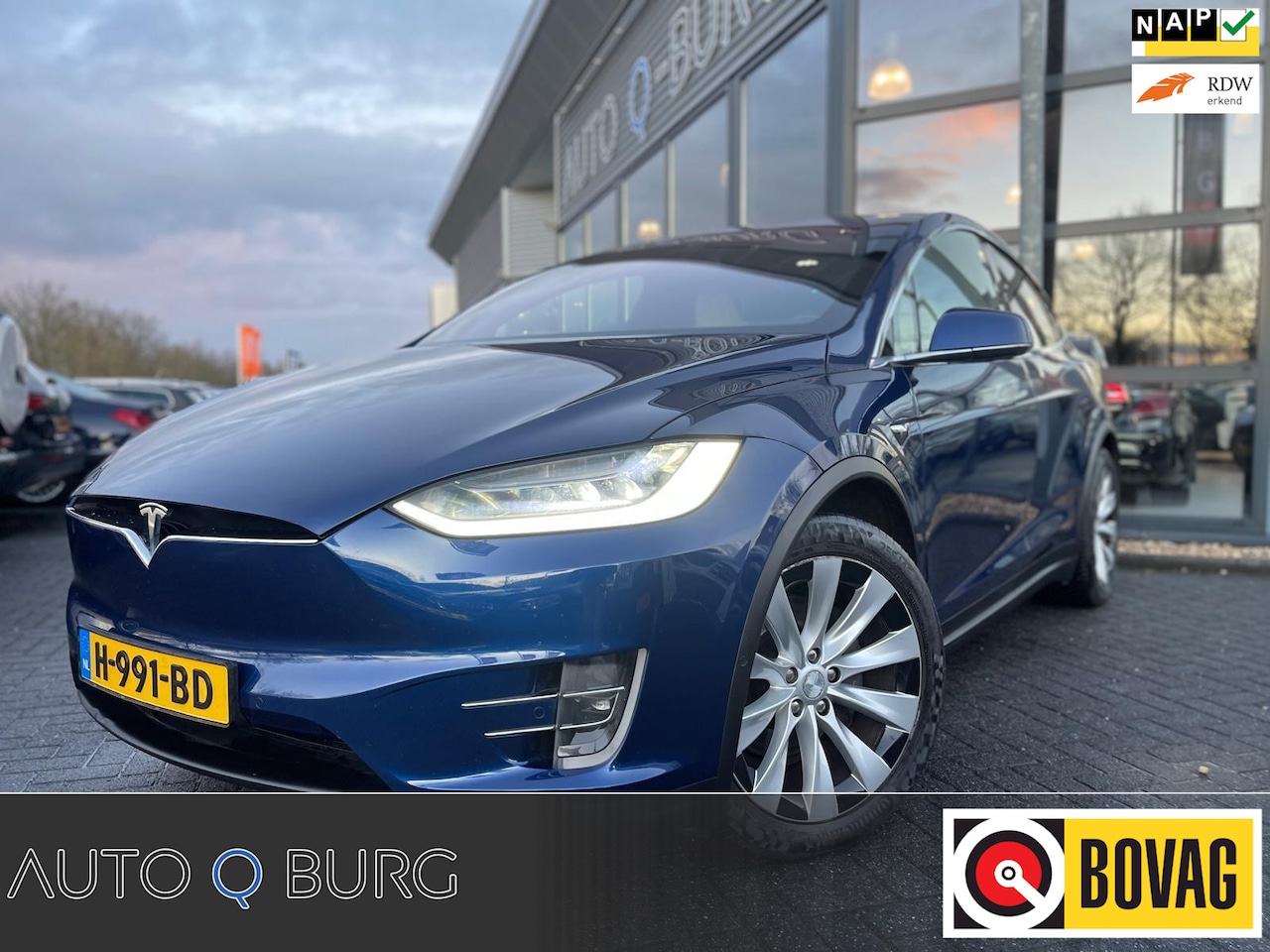 Tesla Model X - Long Range | 7 Persoons | Autopilot | Trekhaak | Leder | Camera | Stoelverwarming Voor & A - AutoWereld.nl