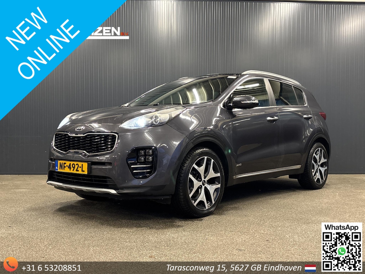 Kia Sportage - 1.6 T-GDI 4WD GT-Line Automaat | Leder | Climate | Cruise | Navi | Camera | Stoelverwarmin - AutoWereld.nl