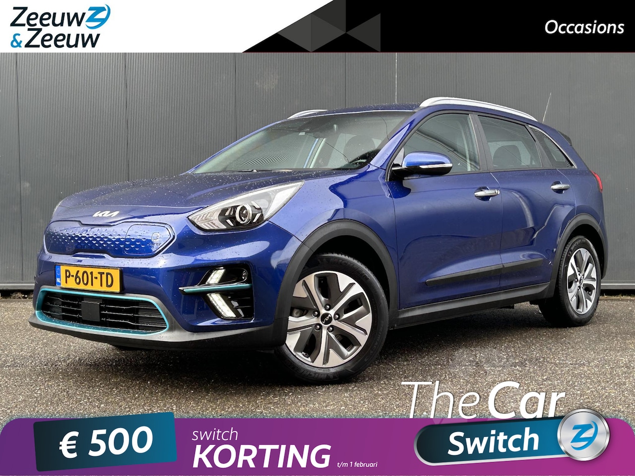 Kia e-Niro - DynamicLine 64 kWh 3-Fase | 1e Eigenaar | Dealer onderhouden | Fabrieksgarantie  t/m 7-6-2 - AutoWereld.nl