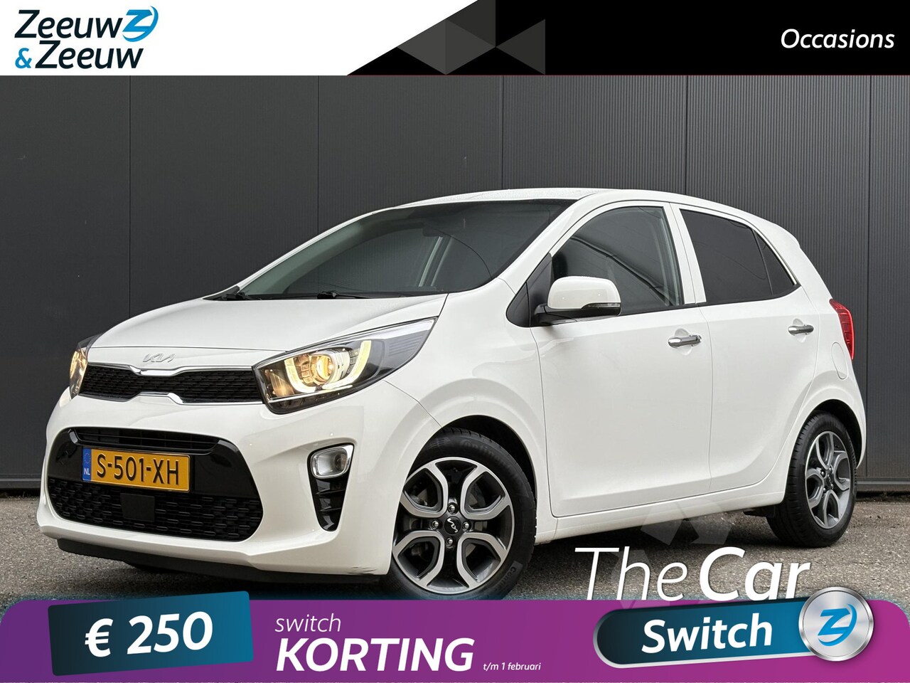 Kia Picanto - 1.0i DynamicPlusLine Automaat | 1e Eigenaar | Navi | Climate & cruise control | Fabrieksga - AutoWereld.nl