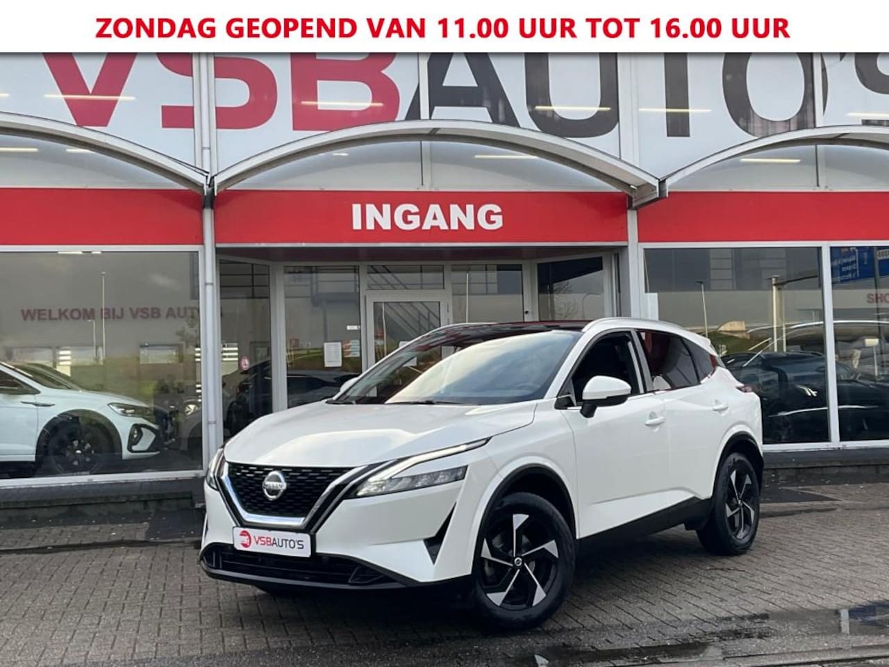 Nissan Qashqai - 1.3 DIG-T AUT. 158PK MHEV TEKNA NAVI PANO-DAK TREKHAAK CARPLAY - AutoWereld.nl