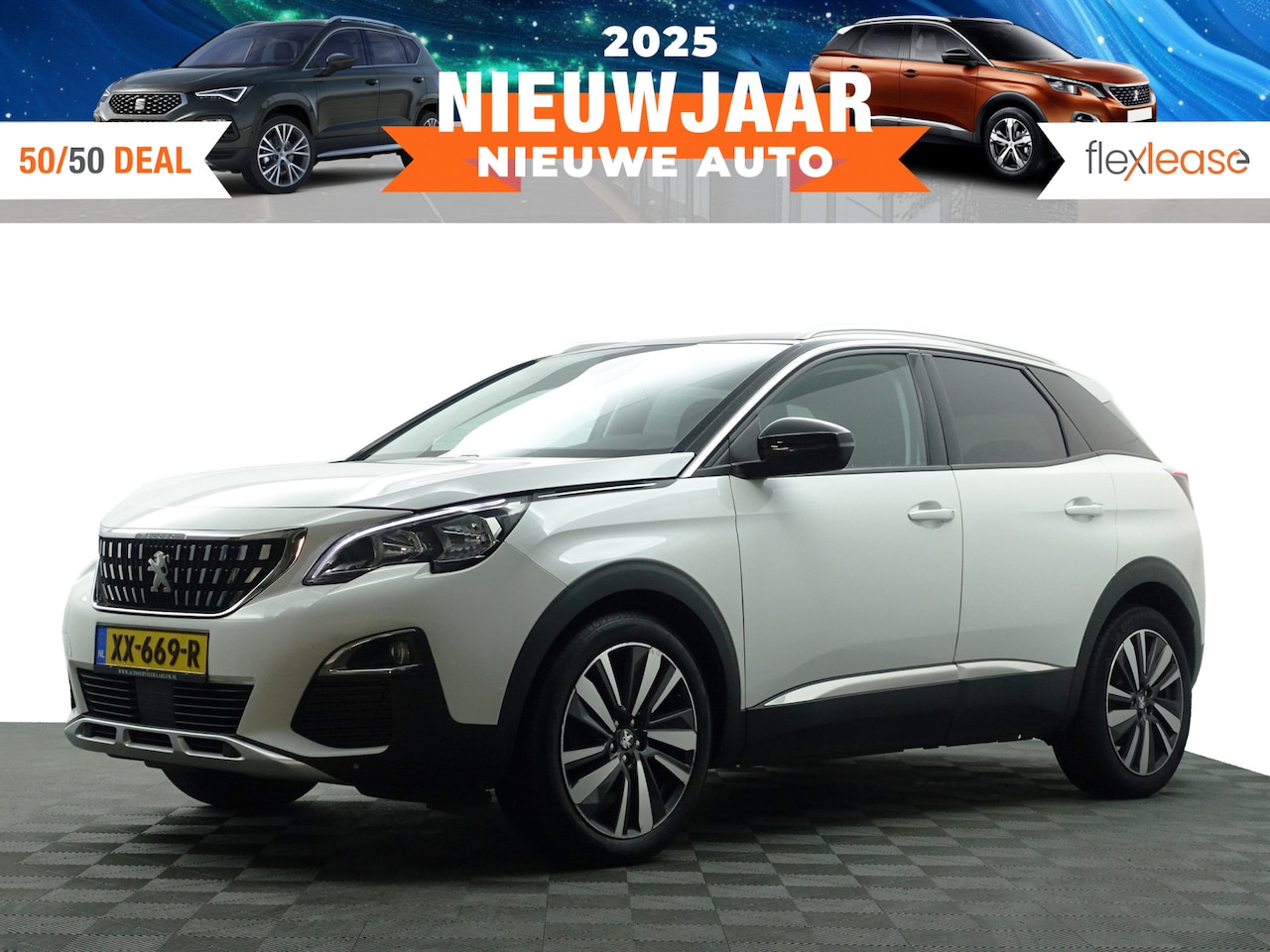 Peugeot 3008 - 1.2 PureTech Allure Aut- Two Tone, Sport Leder Interieur, Carplay, Sfeerverlichting, 360 C - AutoWereld.nl