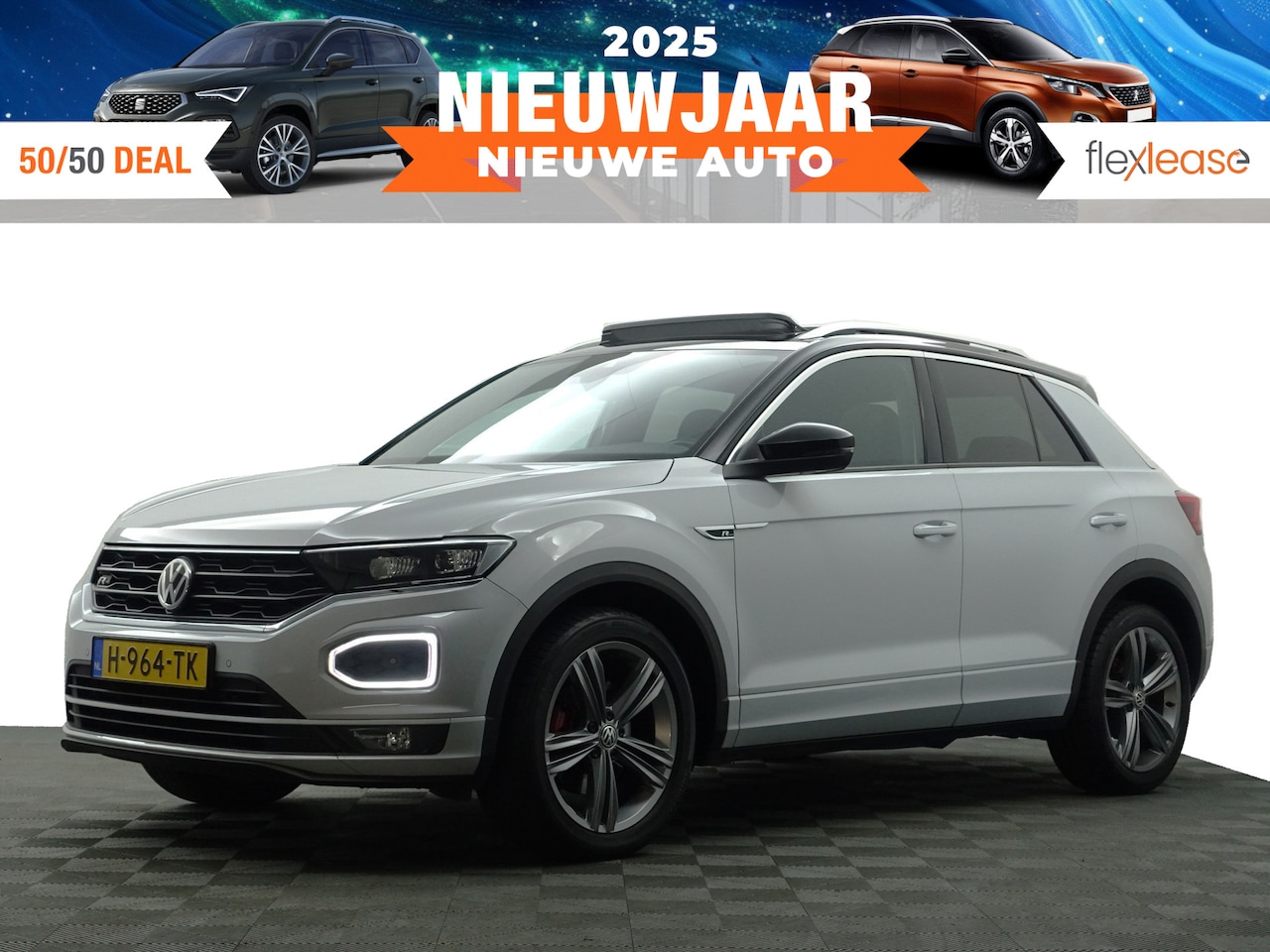 Volkswagen T-Roc - 1.5 TSI R Line Aut- Two Tone, Panoramadak, Carplay, Dynamic Select, Xenon Led, Ada Cruise, - AutoWereld.nl