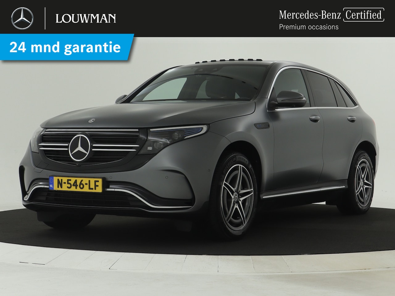 Mercedes-Benz EQC - 400 4MATIC Business Solution AMG 80 kWh | Schuif-/kanteldak | Trekhaak | Inclusief 24 maan - AutoWereld.nl