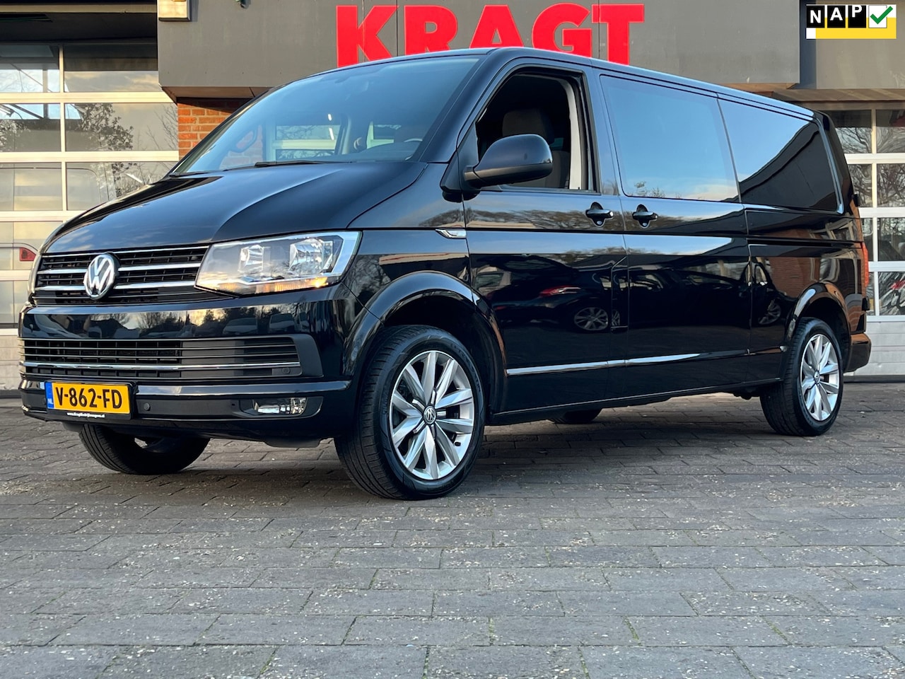 Volkswagen Transporter - 2.0 TDI L2H1 150PK Highline|DUBBELCABINE|AUTOMAAT|EURO6|airconditioning|cruise control|nav - AutoWereld.nl