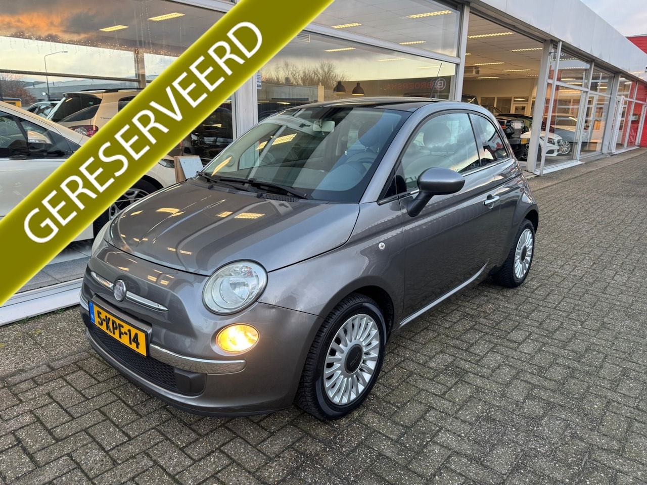 Fiat 500 - 1.2 Bicolore | 119.378 KM | Airco | Panoramadak | Elektrische ramen | Start / stop systeem - AutoWereld.nl