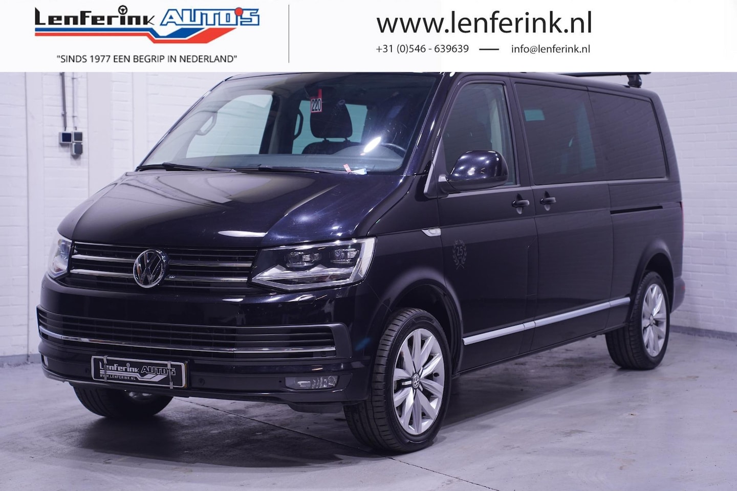 Volkswagen Transporter - 2.0 TDI 204 pk Dubbel Cabine Highline 2x Elek. Schuifdeur, Leder, LED koplampen, Navi, Sch - AutoWereld.nl