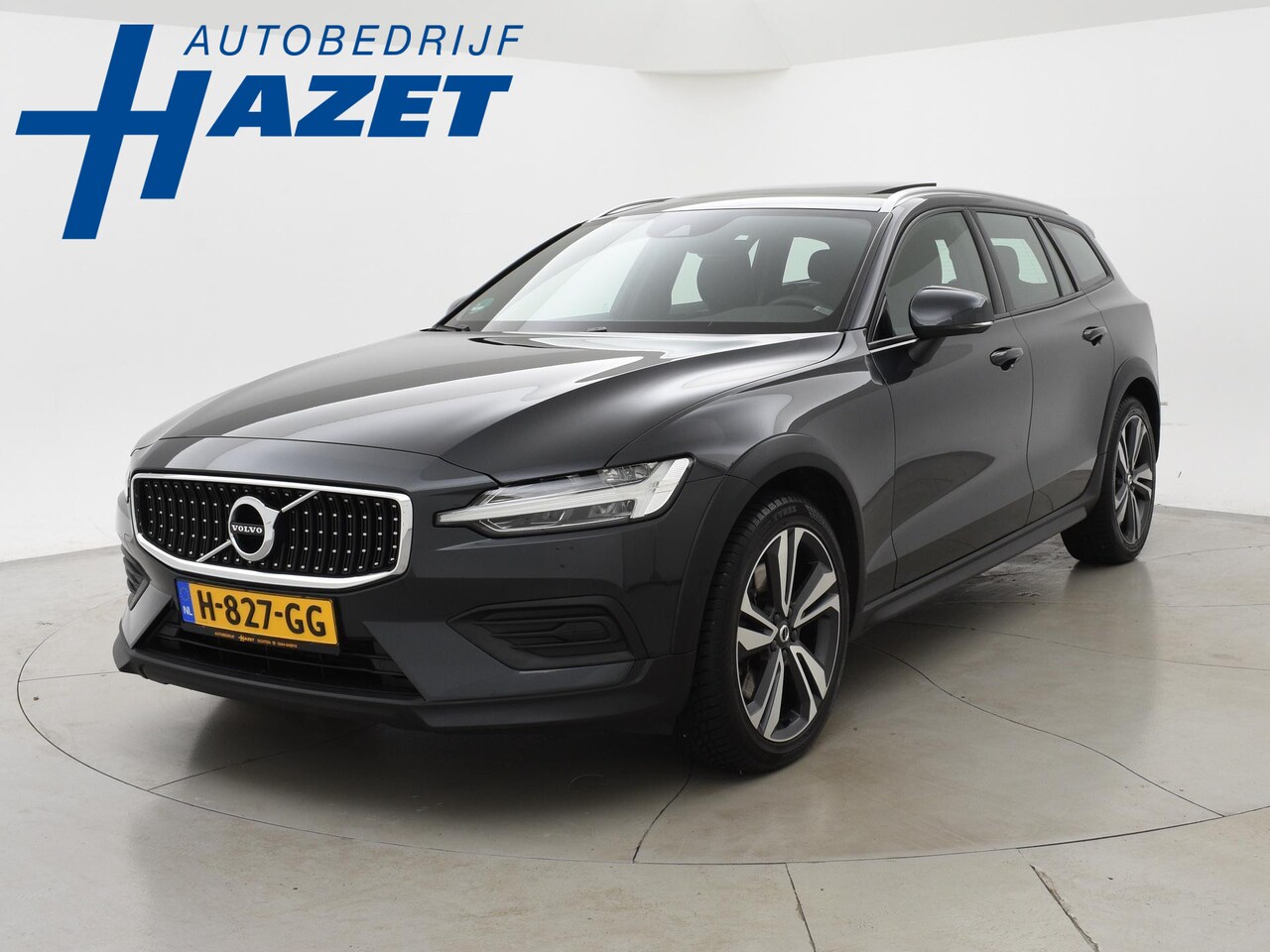 Volvo V60 Cross Country - 2.0 T5 AWD 250 PK POLESTAR + WEGKL. TREKHAAK | PANORAMA | 19 INCH | LEDER | CAMERA - AutoWereld.nl