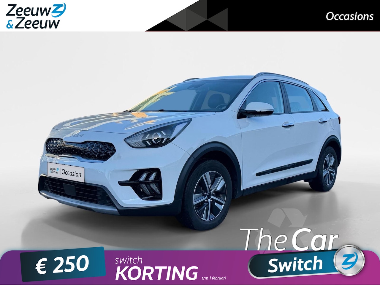 Kia Niro - 1.6 GDi Hybrid DynamicLine | Climate control | Cruize control | Apple Carplay / Android Au - AutoWereld.nl