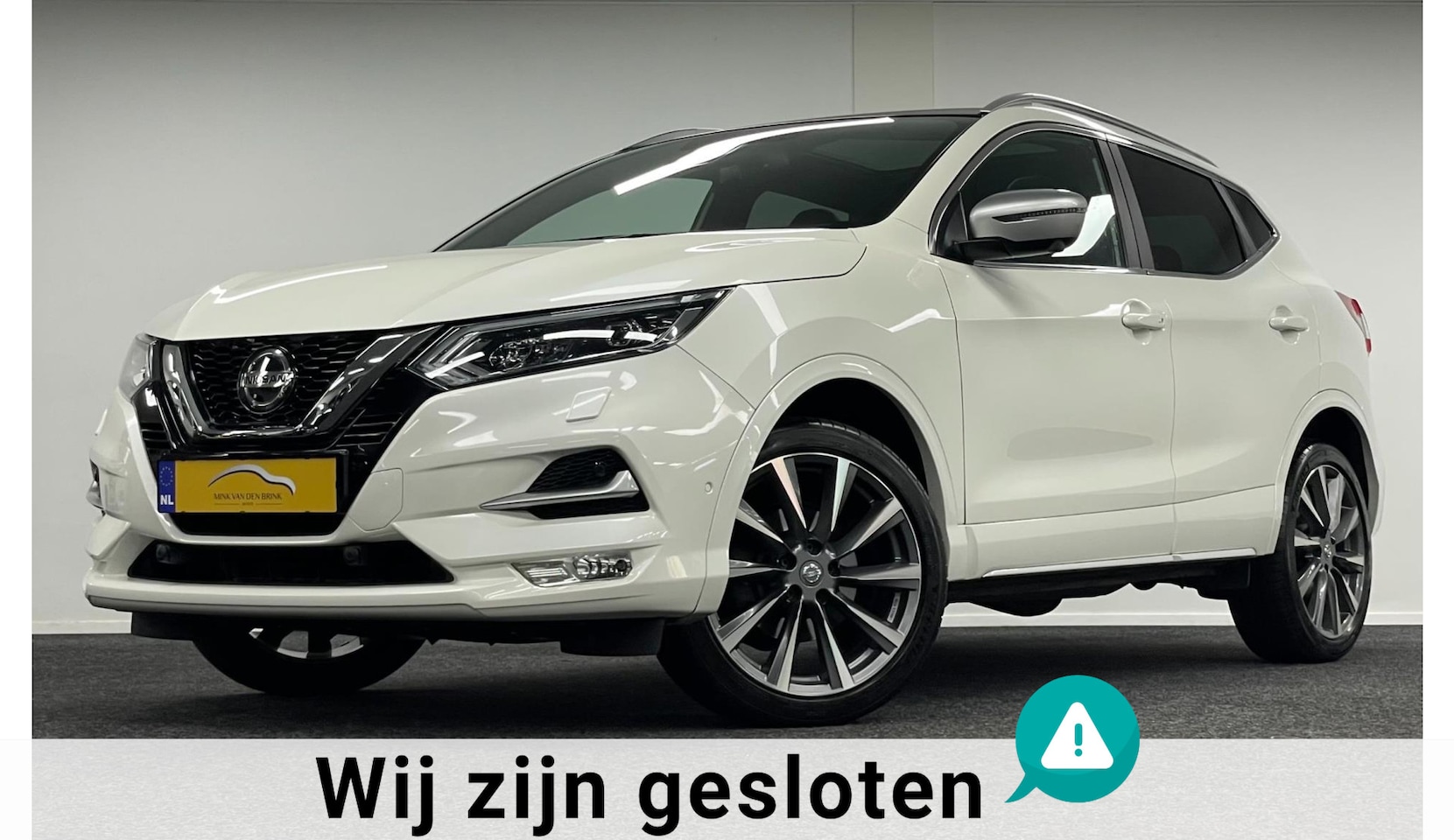 Nissan Qashqai - 1.3 DIG-T Tekna +*160PK*Navi*Trekhaak*Panodak*360cam* - AutoWereld.nl