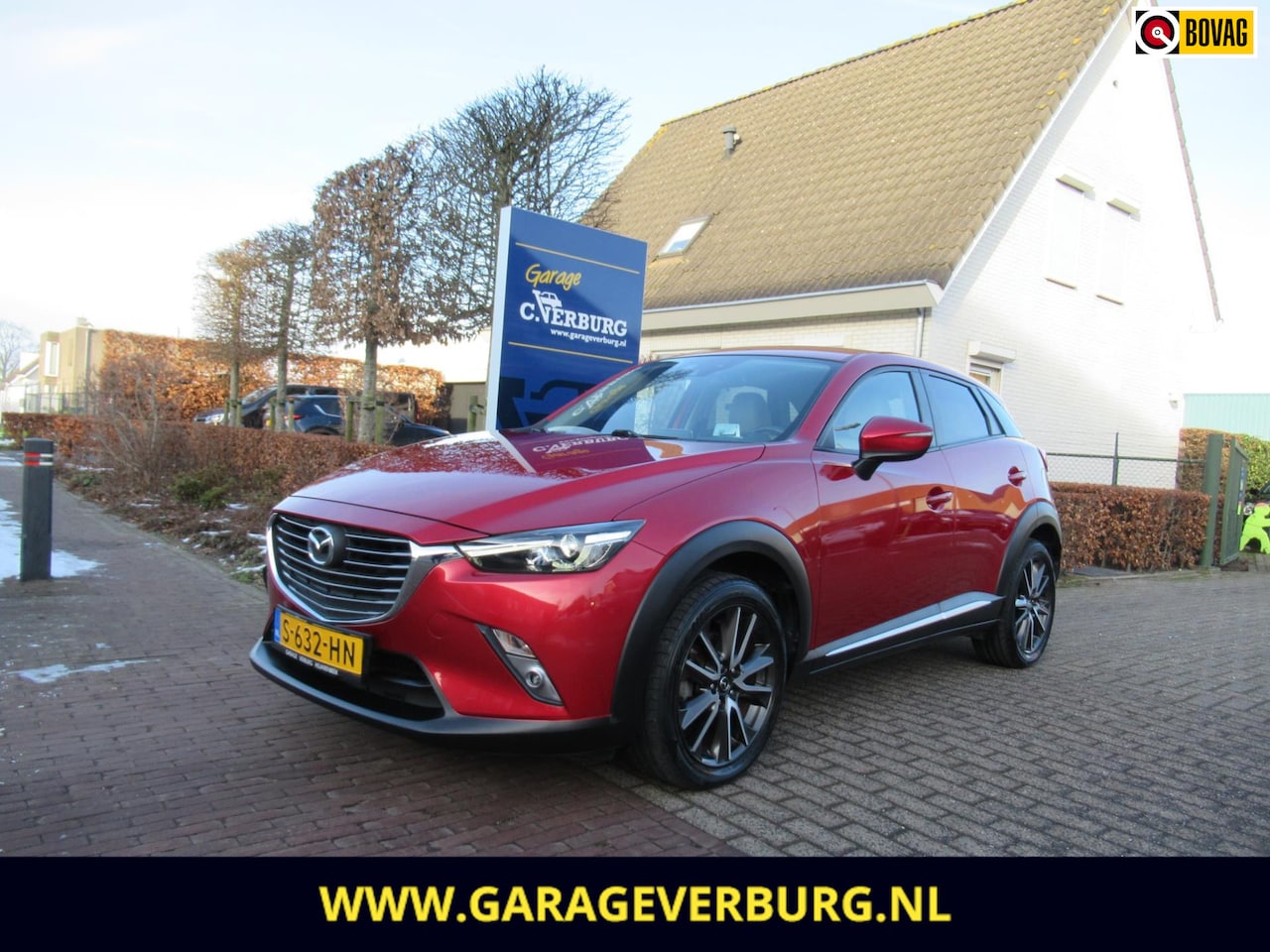 Mazda CX-3 - 2.0 SkyActiv-G 150 GT-M AWD - Uniek! - (Navi,Camera,Cruise,LEER,PDC,Stoelverwarming,Keyles - AutoWereld.nl