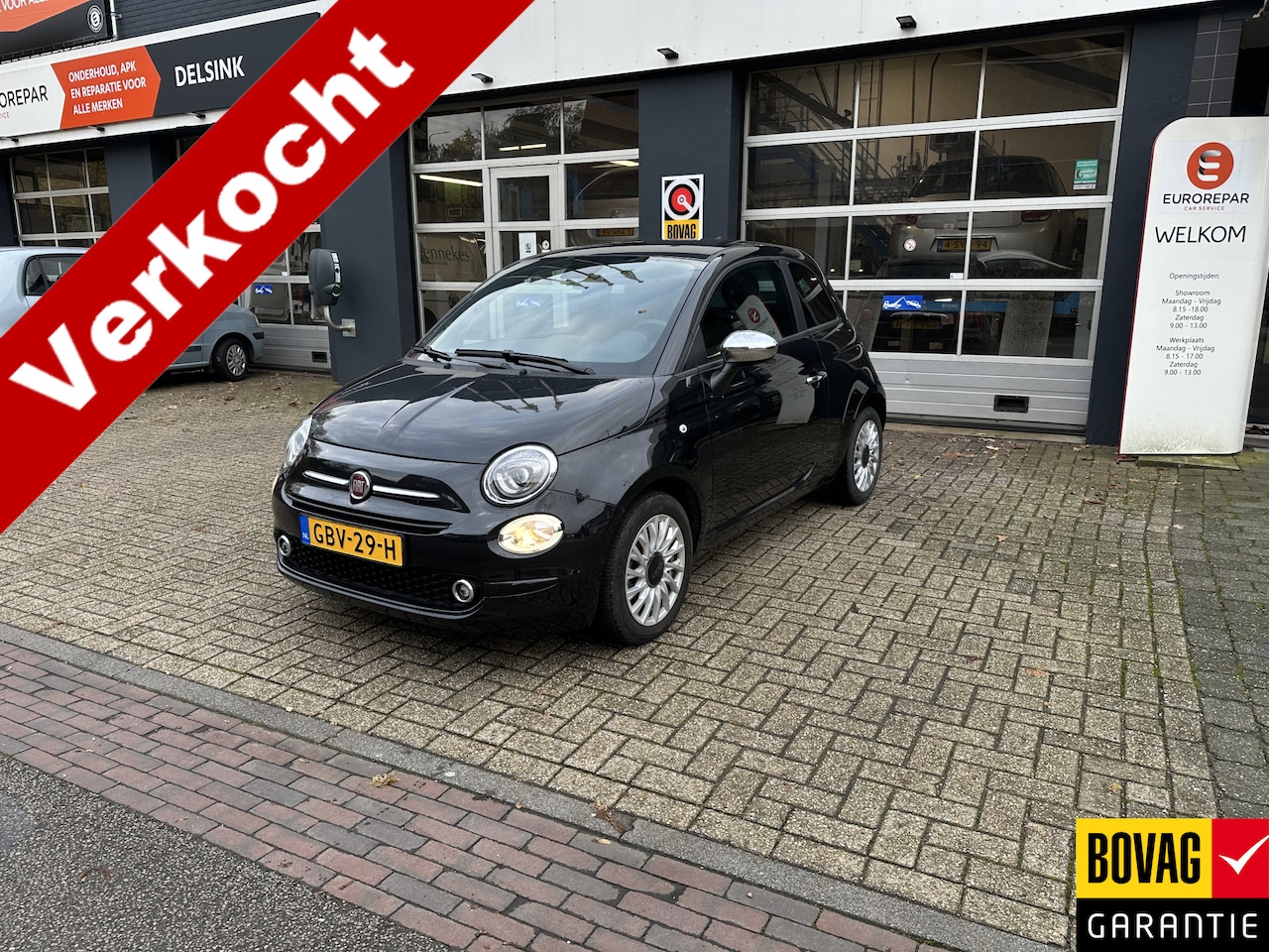 Fiat 500 - 1.0 Hybrid All-in prijs Airco/Cruise/Bluetooth/Carplay - AutoWereld.nl