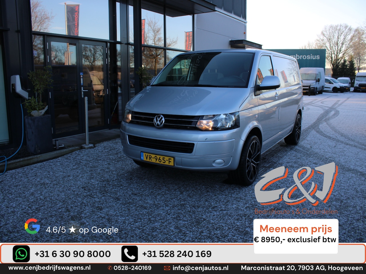 Volkswagen Transporter - 2.0 TDI L1H1 T800 airco cruise elek pakket abt - AutoWereld.nl