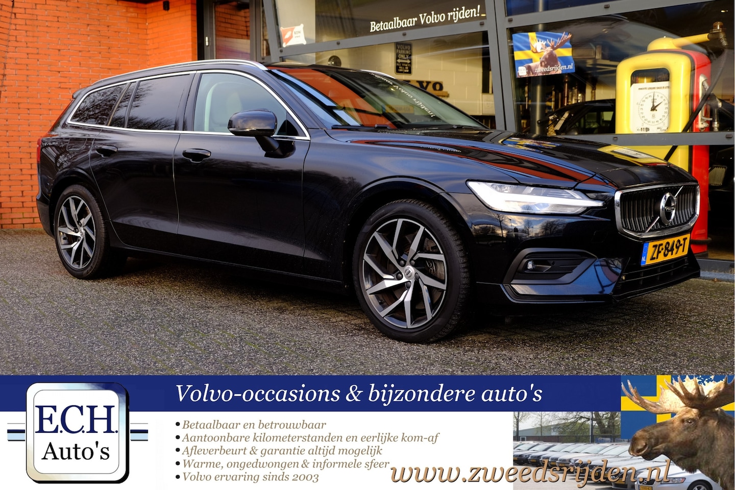 Volvo V60 - T5 250 pk AUT. Momentum, Navi, Apple Carplay, Trekhaak - AutoWereld.nl