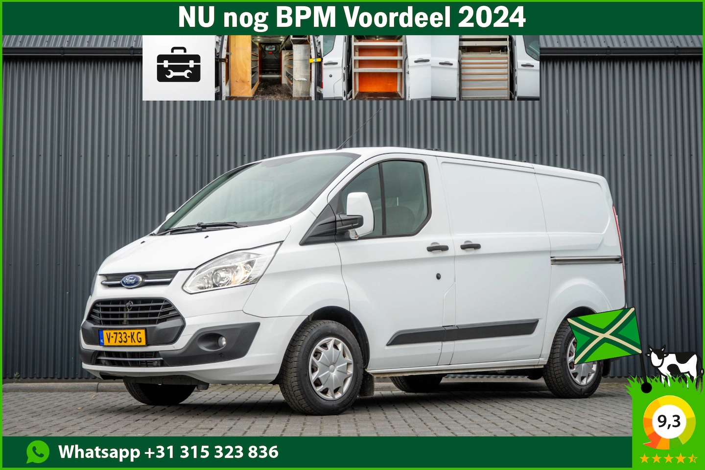 Ford Transit Custom - 2.0 TDCI L1H1 | Euro 6 | Cruise | Camera | Airco | Inrichting | PDC | Schuifdeur L+R - AutoWereld.nl