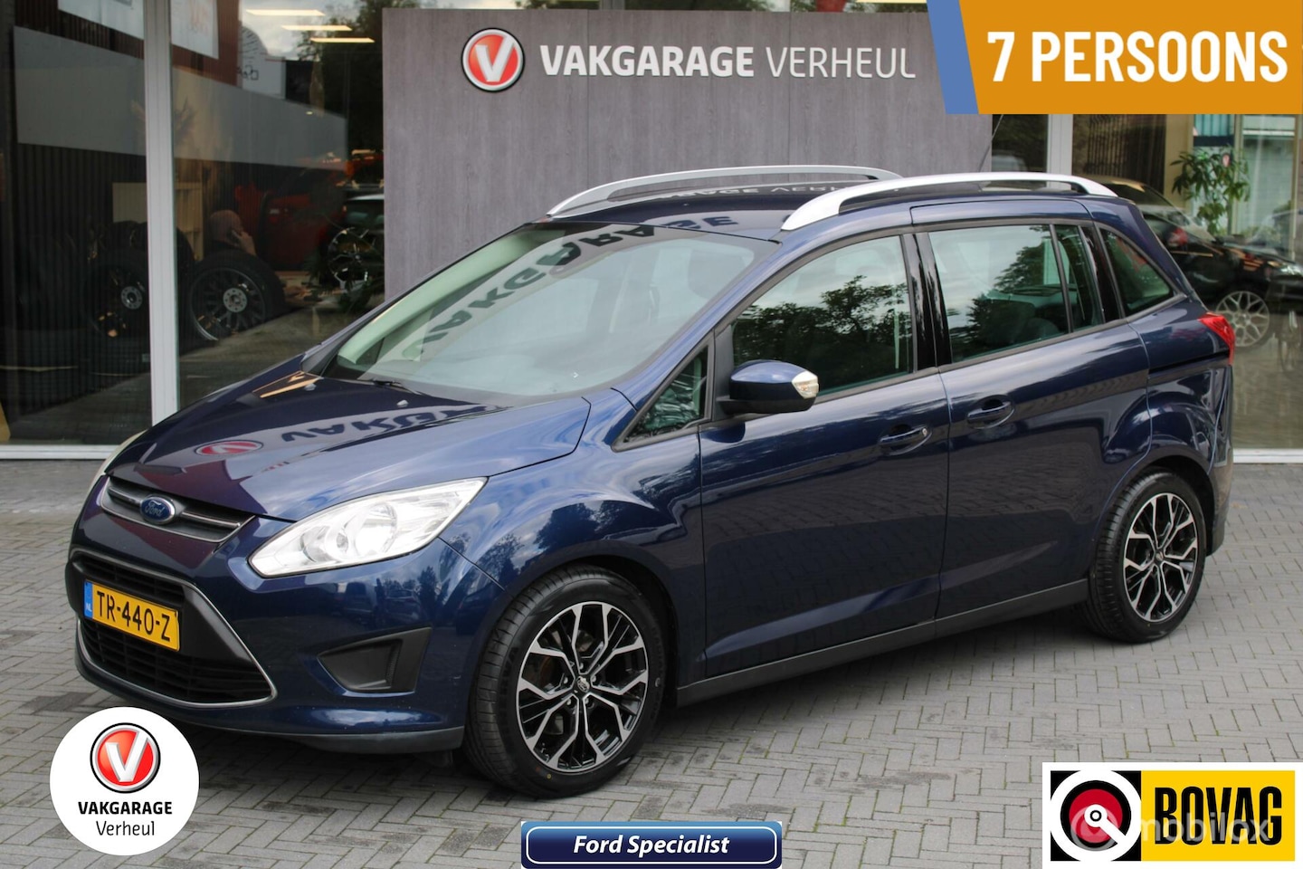 Ford Grand C-Max - 1.0 Titanium|7 Zit|125Pk|Trekhaak - AutoWereld.nl