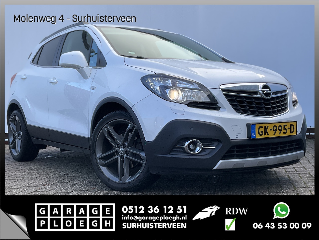 Opel Mokka - 1.4 T Autom DealerOH Sunroof Leer+verw Navi/Cam Cosmo - AutoWereld.nl