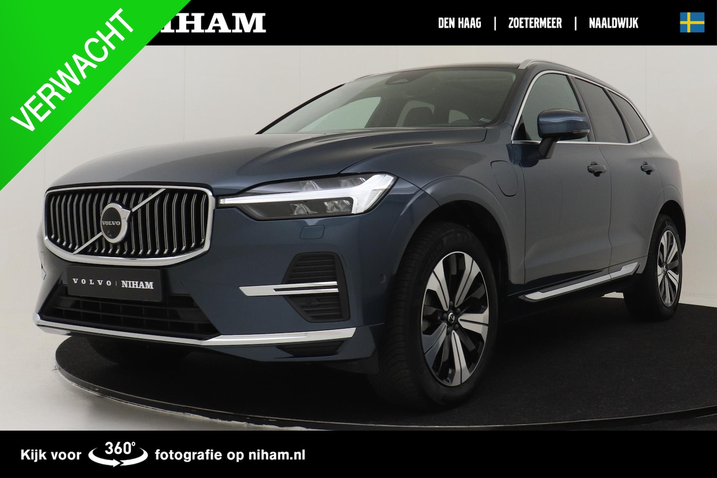 Volvo XC60 - T8 RECHARGE AWD PLUS BRIGHT -PANO.DAK|HK-AUDIO|360°CAM|TREKHAAK|ADAP.LED - AutoWereld.nl